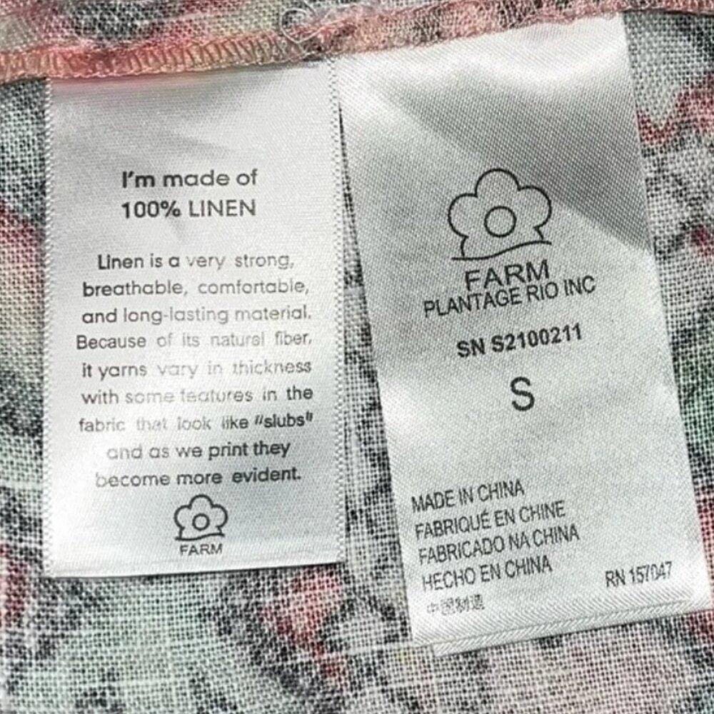 Farm Rio Yawanawa Amulet Multicolor Beaded Tassels Wrap Midi Skirt S (Orig.$210) - Picture 8 of 8